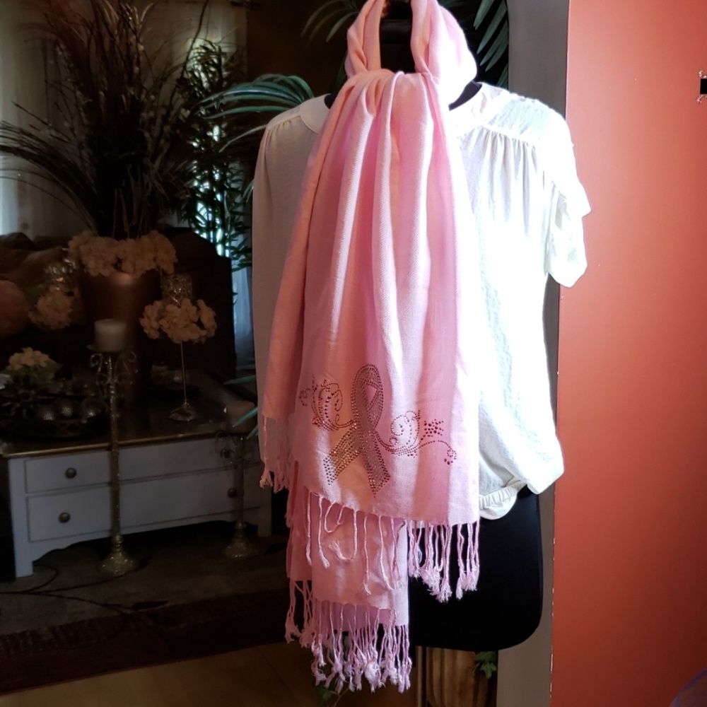Breast Cancer Awareness Scarf